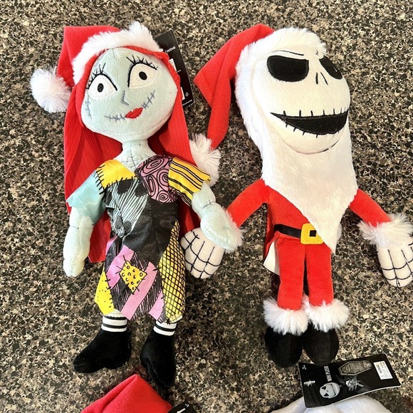 Lot Of Nightmare Before Christmas Plush Jack Skellington Sally Zero Oogie Boogie - Picture 2 of 13